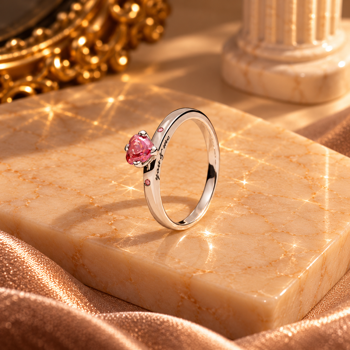 Amorette Heart Ring