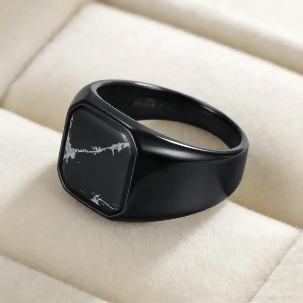 Noir Signet Ring