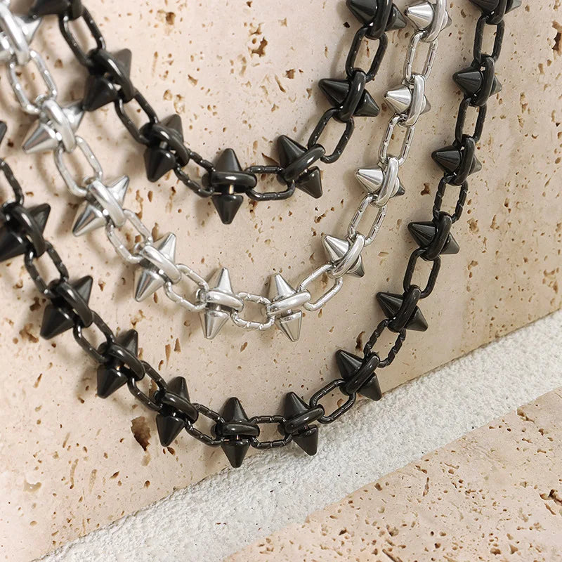 Obsidian Thorn Necklace