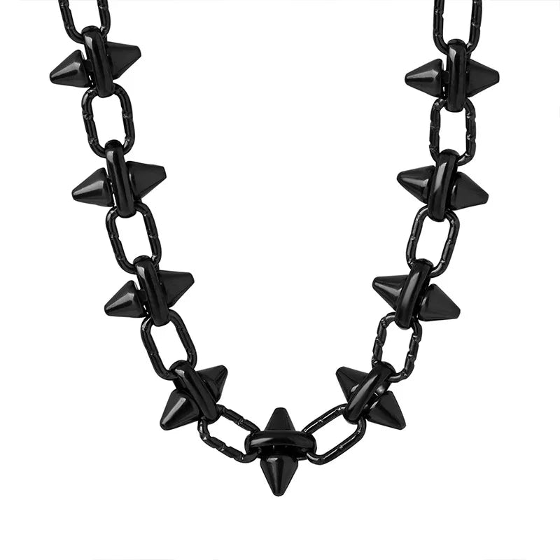 Obsidian Thorn Necklace