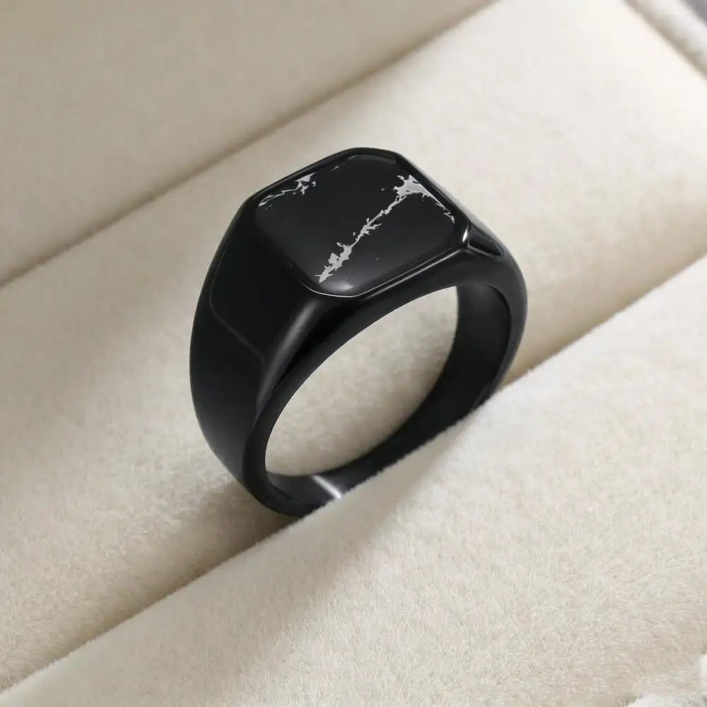 Noir Signet Ring