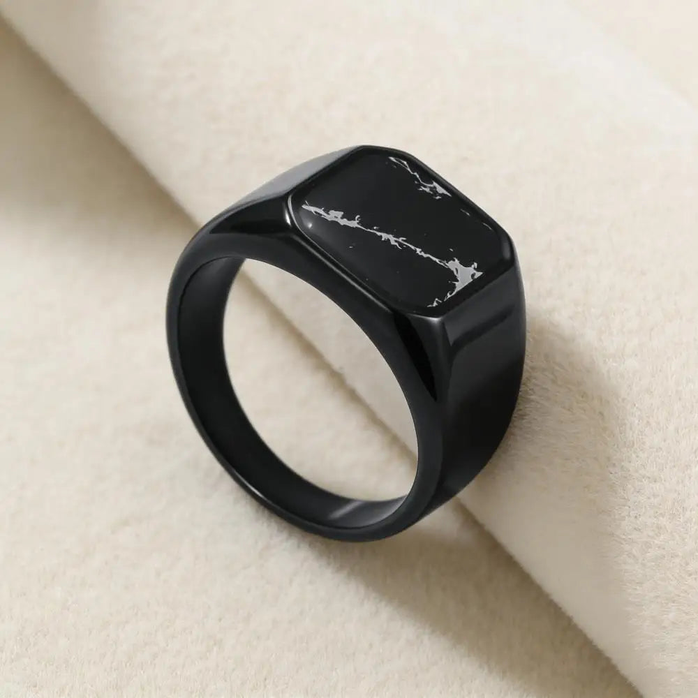 Noir Signet Ring
