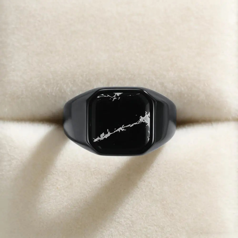 Noir Signet Ring